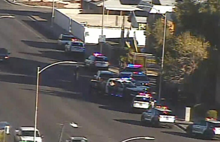 Las Vegas police seek suspect after shots fired in west valley