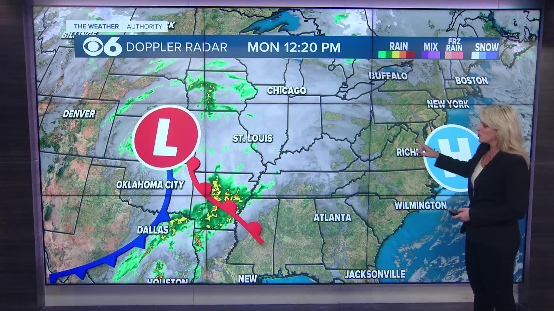 Mild for Monday with Rain Approaching Midweek