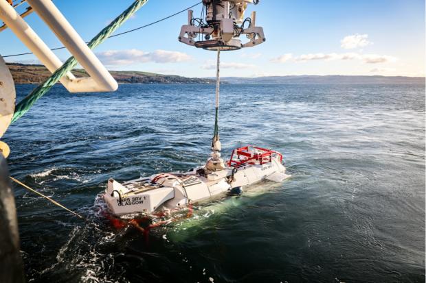Royal Navy teams test submarine rescue skills off Clyde shores