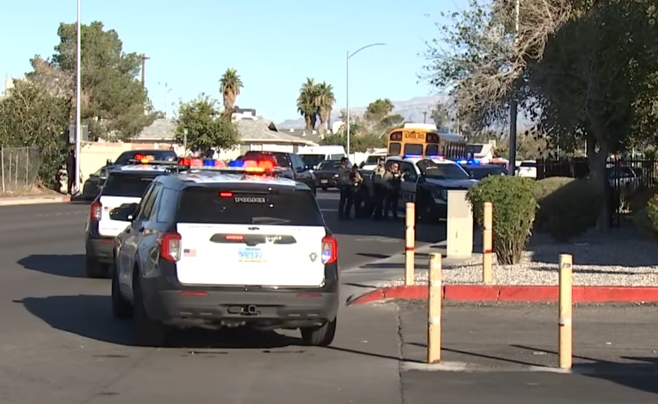 Las Vegas police seek suspect after shots fired in west valley