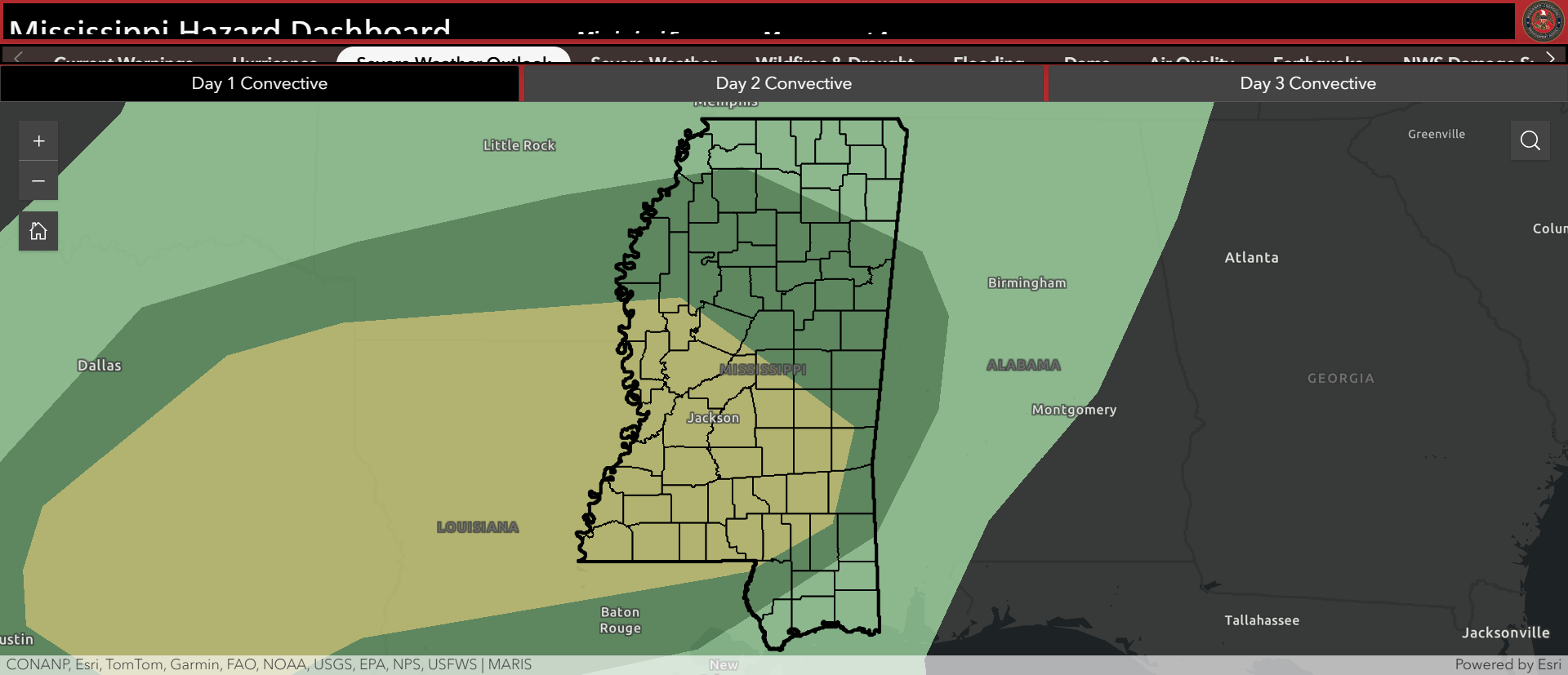 Storms, tornado threat in Mississippi weather forecast tonight, tomorrow