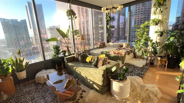 Image showcasing Home Tour: Lots of greenery in this luxury five-room penthouse | Home ...