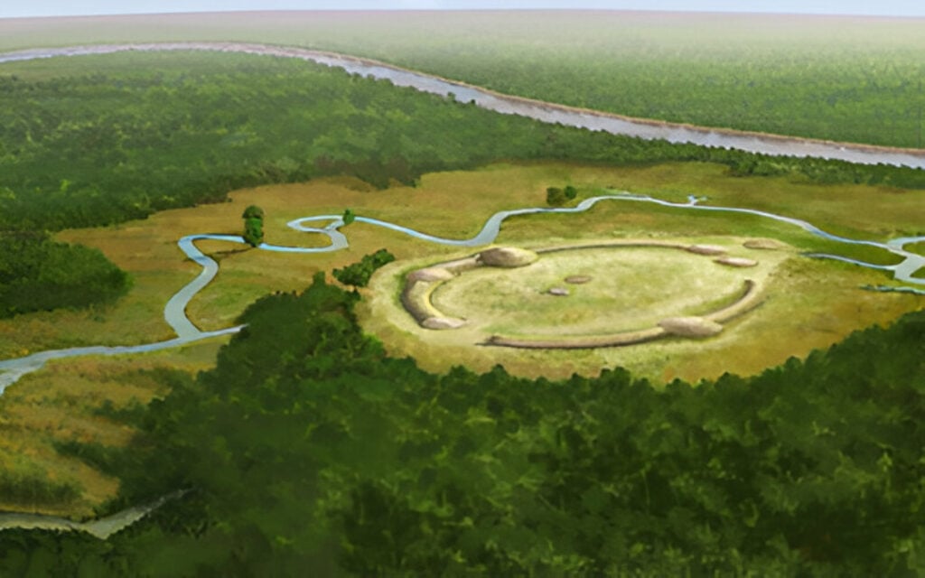 9. Water access points reveal careful planning for arrivals.