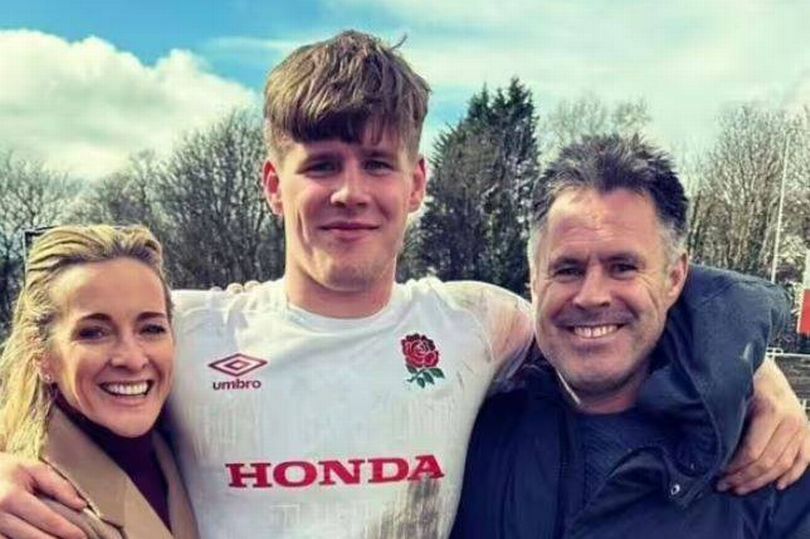 Gabby Logan's giant son gives world's tallest rugby players serious run ...