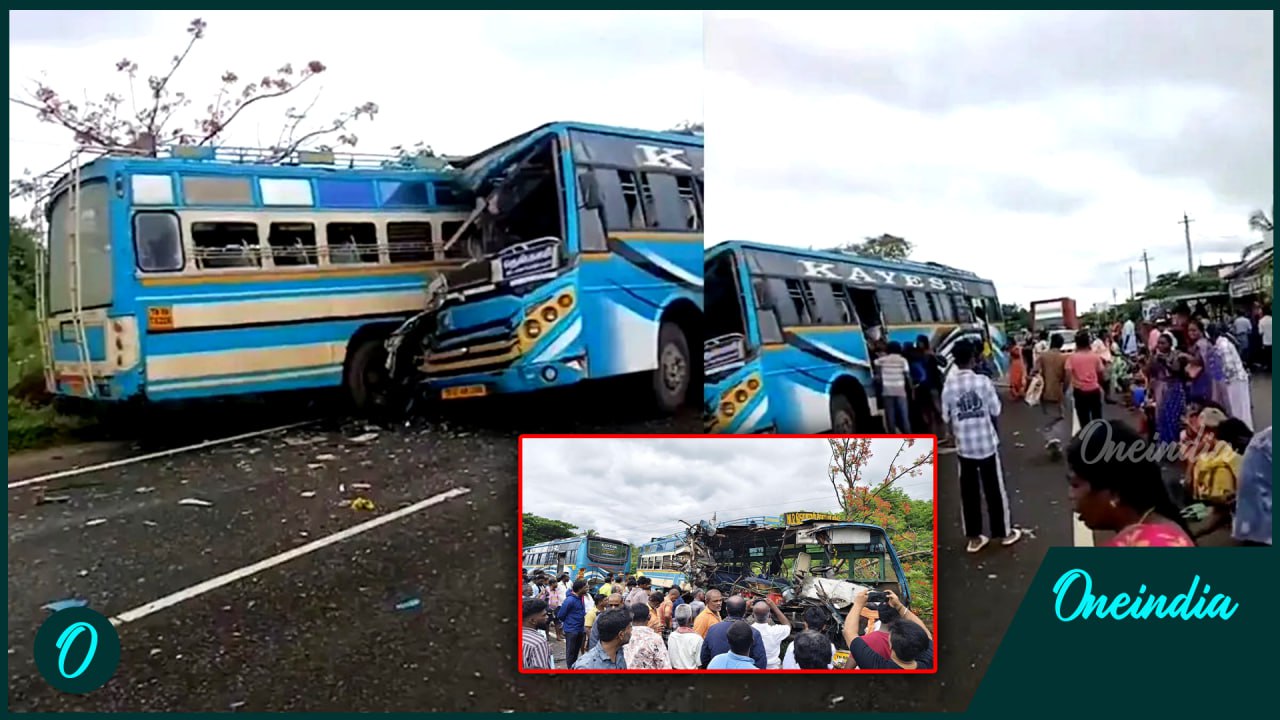 Tenkasi Horror: Two Buses COLLIDE Head-On Leaving 6 DEAD, 28 INJURED ...