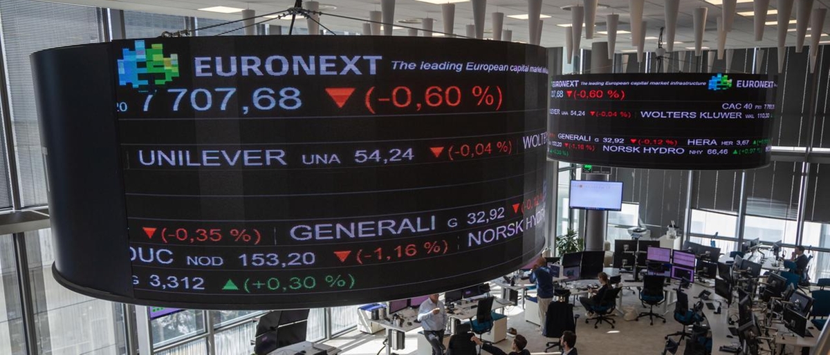 Borsa: Europa contrastata, Wall Street positiva, Milano -0,7%