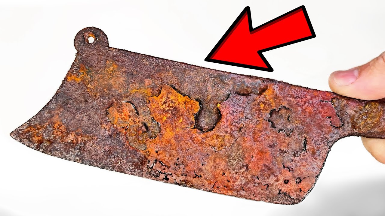 From rusty to razor-sharp: Knife restoration!