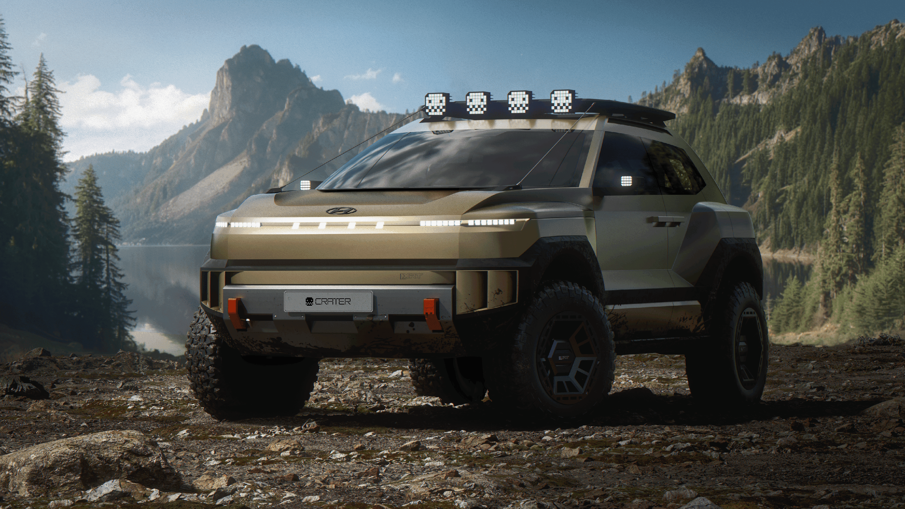 Hyundai présente un nouveau 4x4 inspiré d'un astéroïde bien plus beau