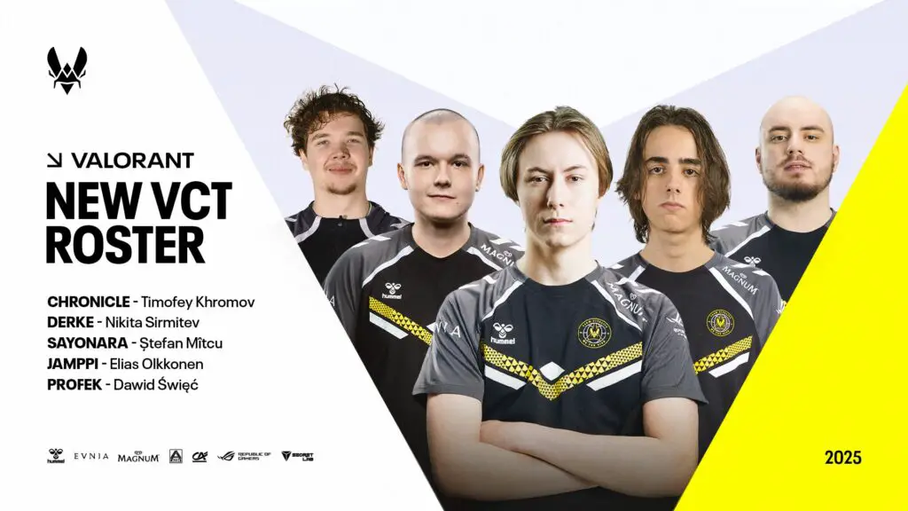 Vitality dévoile son nouveau roster VCT EMEA