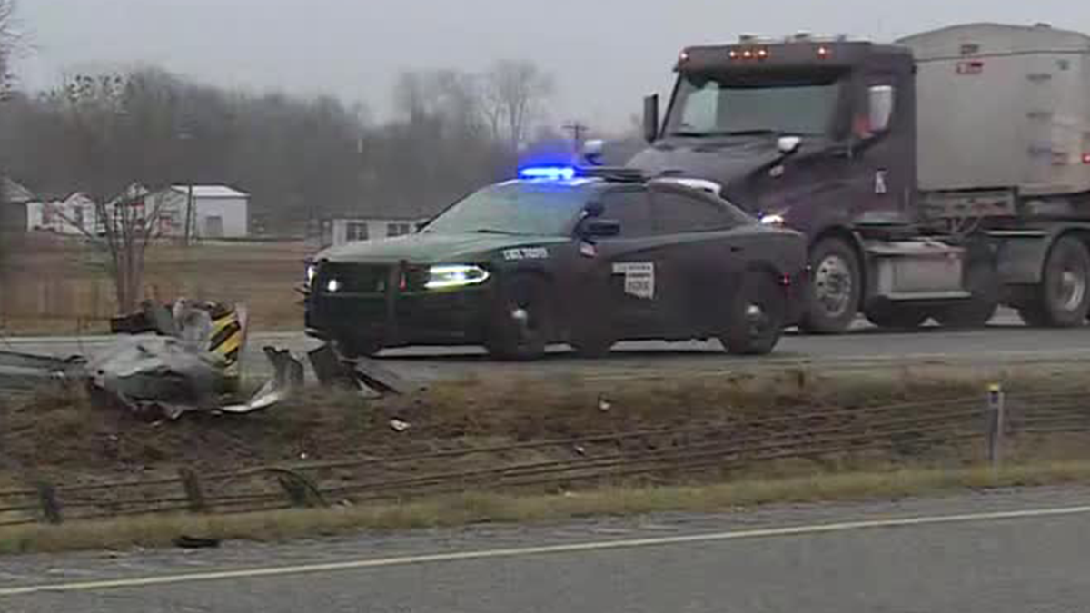 Traffic slowly moving on northbound I-35 in Purcell after morning crash ...