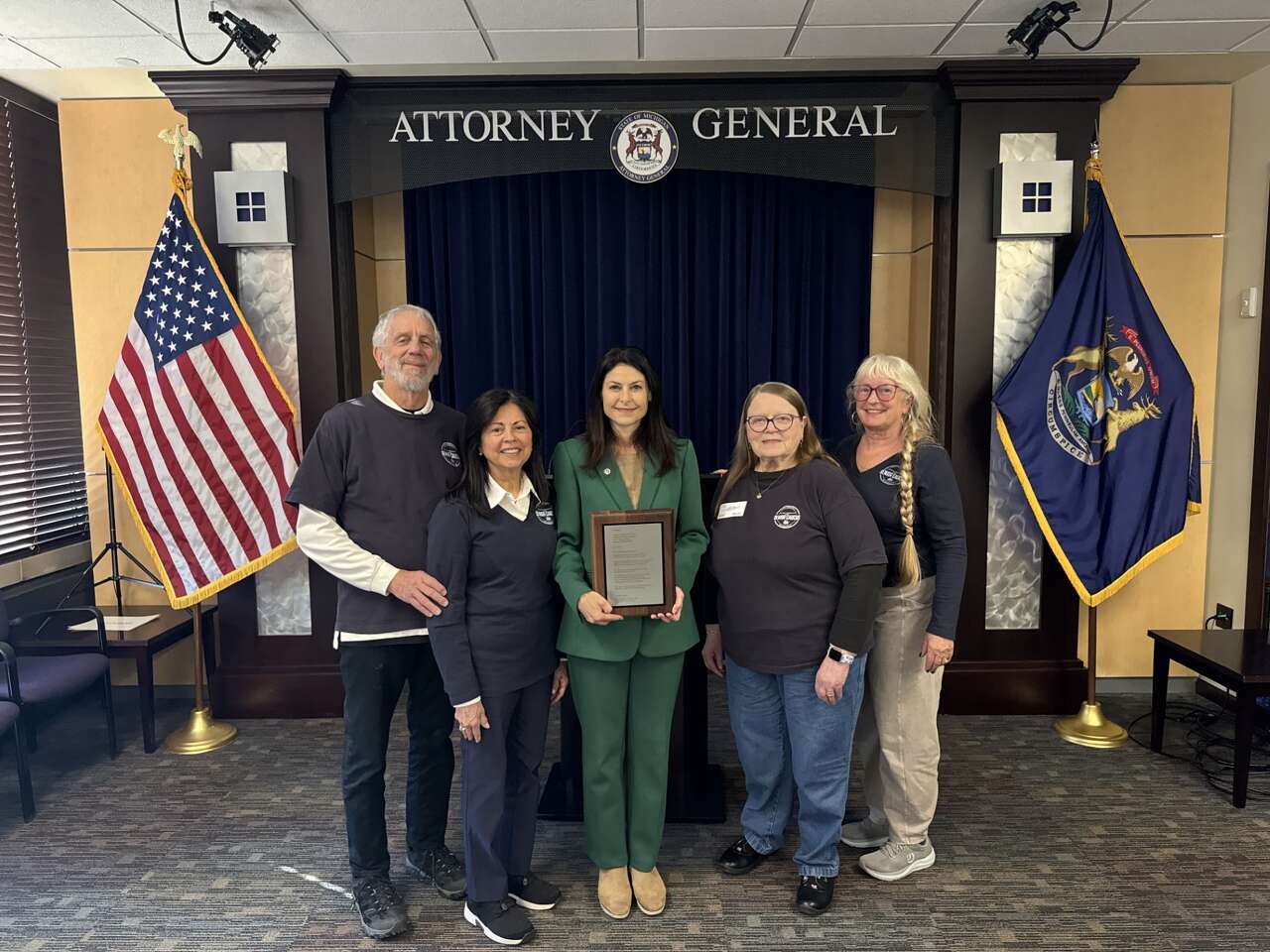 Attorney General honored by Democratic Party Senior Caucus