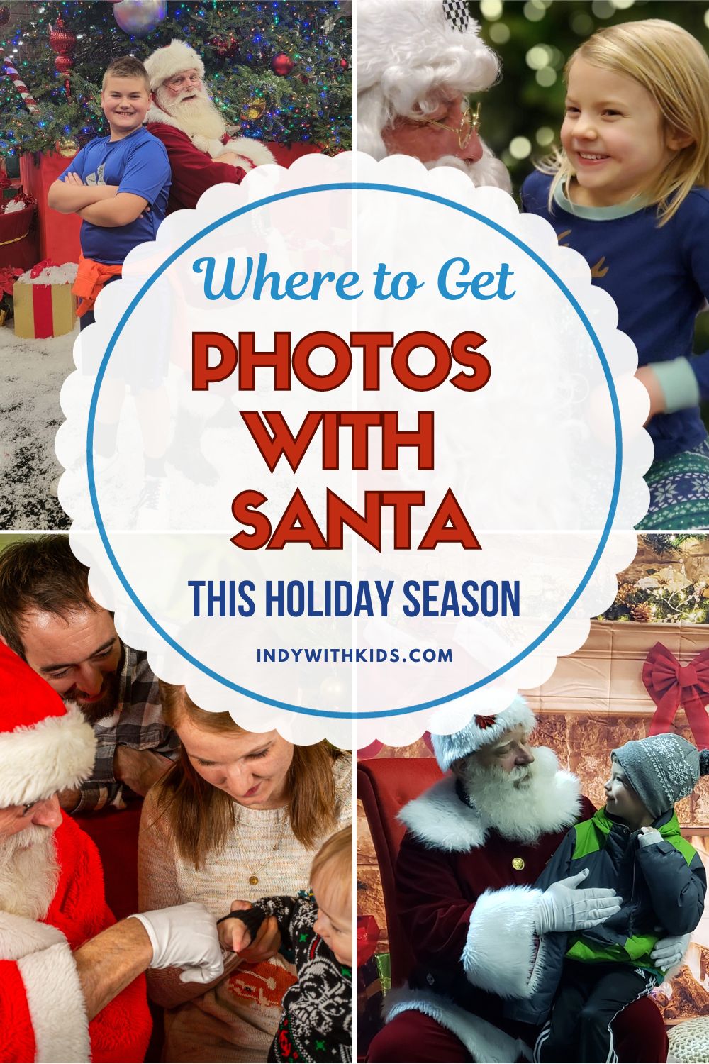 Where to see Santa Claus in Indy 2025