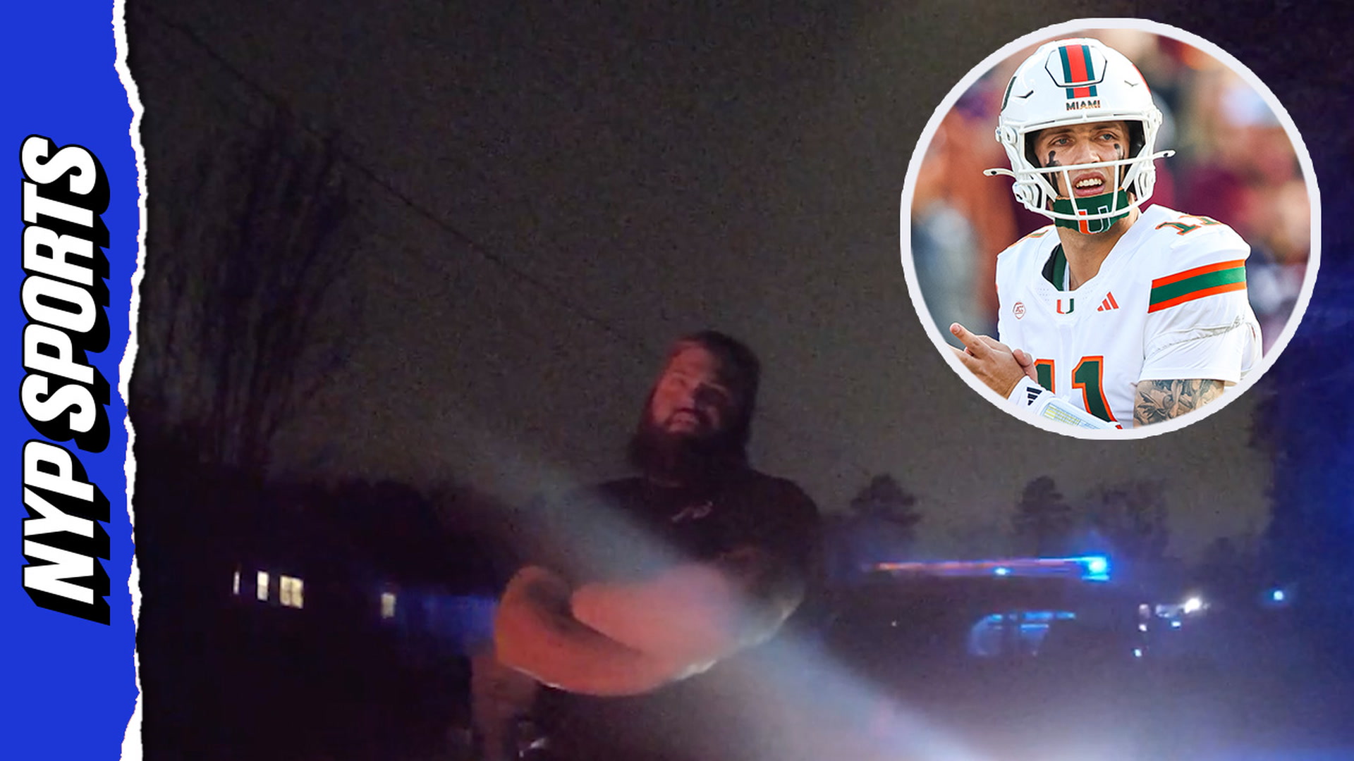 Ben Cleveland arrest video shows cops mocking Miami Hurricanes QB ...