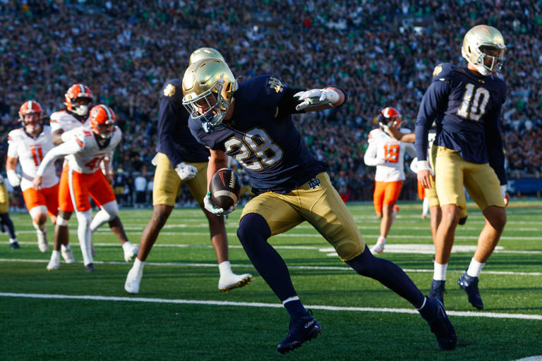 Watch: Notre Dame runs a fake punt for a touchdown at Stanford