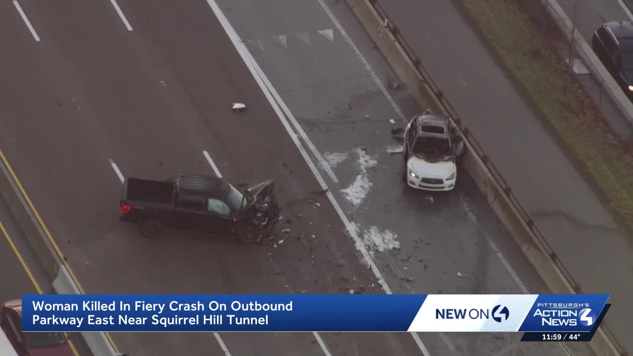Woman killed in Parkway East crash in Pittsburgh