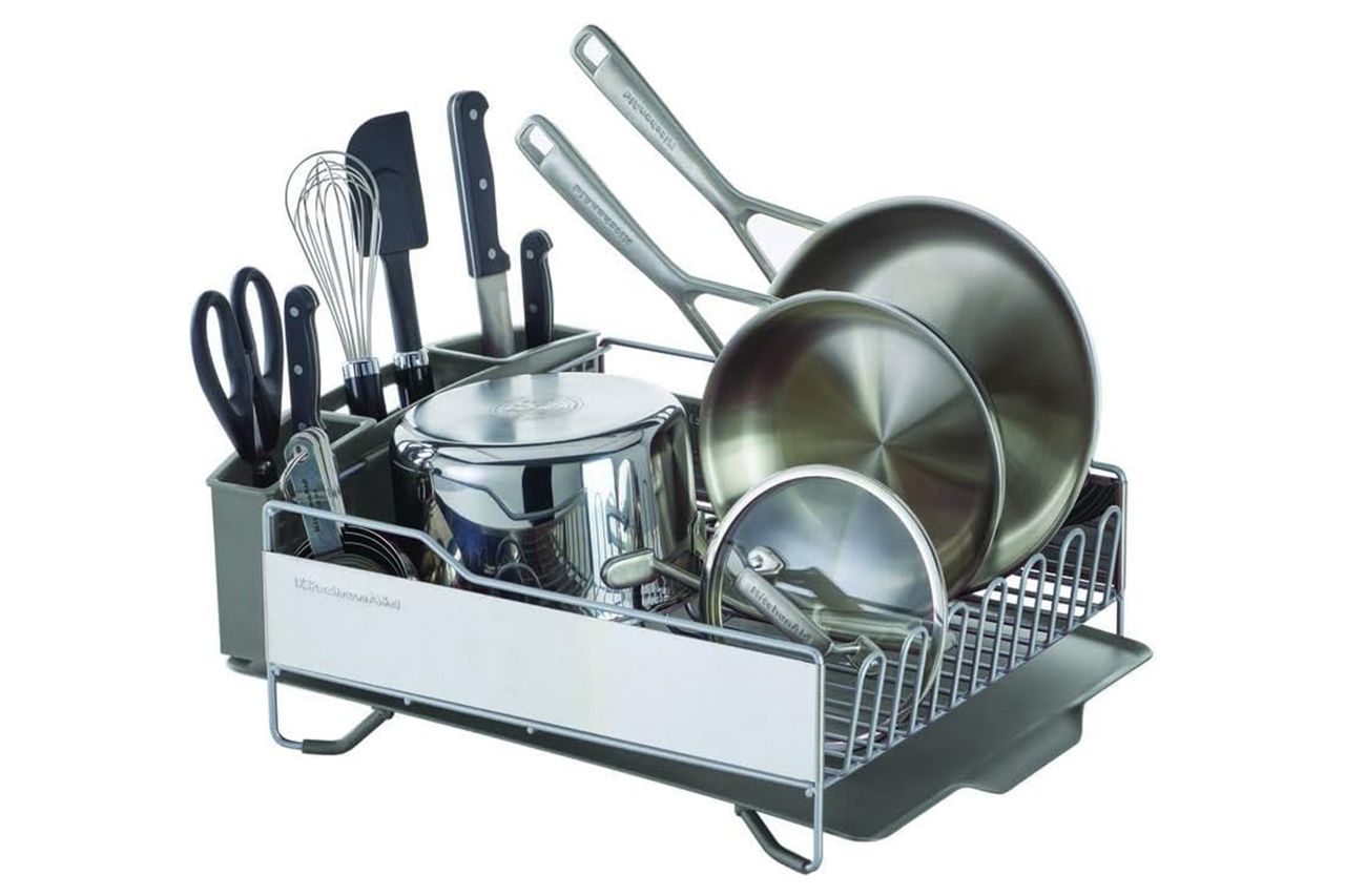 KitchenAid Large Capacity Full Size Rust Resistant Dish Rack