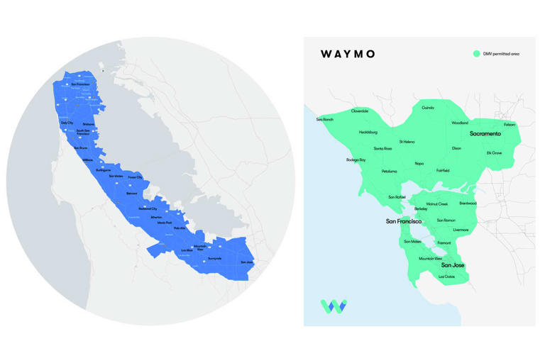 New maps show Bay Area's robotaxi rivalry is heating up