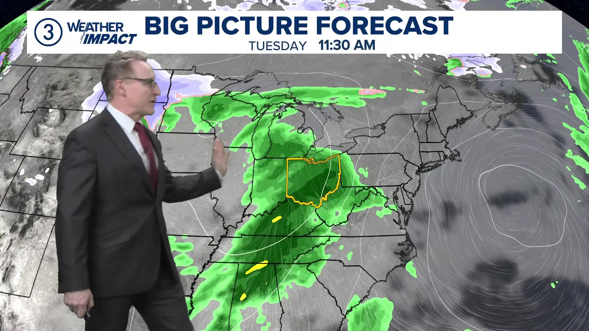 Cleveland area weather forecast: Rain Tuesday, changes Wednesday