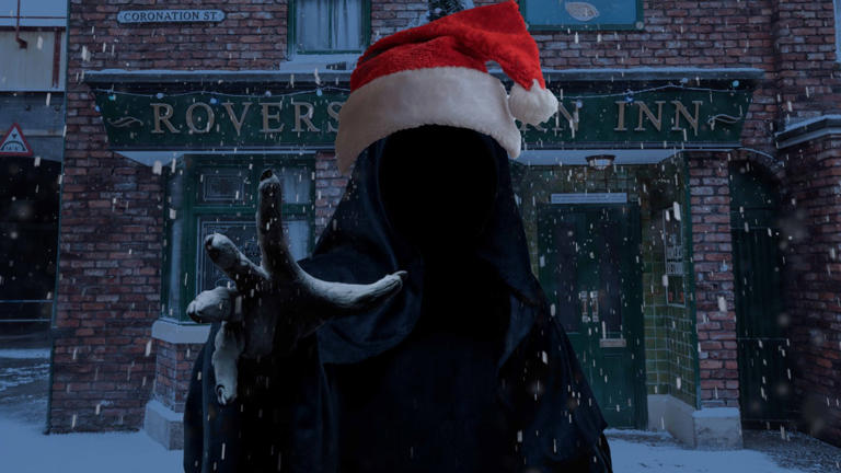 Will the grim reaper be working the Christmas day shit? (Picture: ITV/Metro)