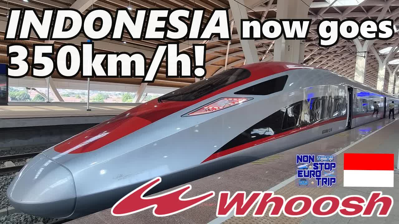 The only bullet train in Southeast Asia... Whoosh Indonesia review!