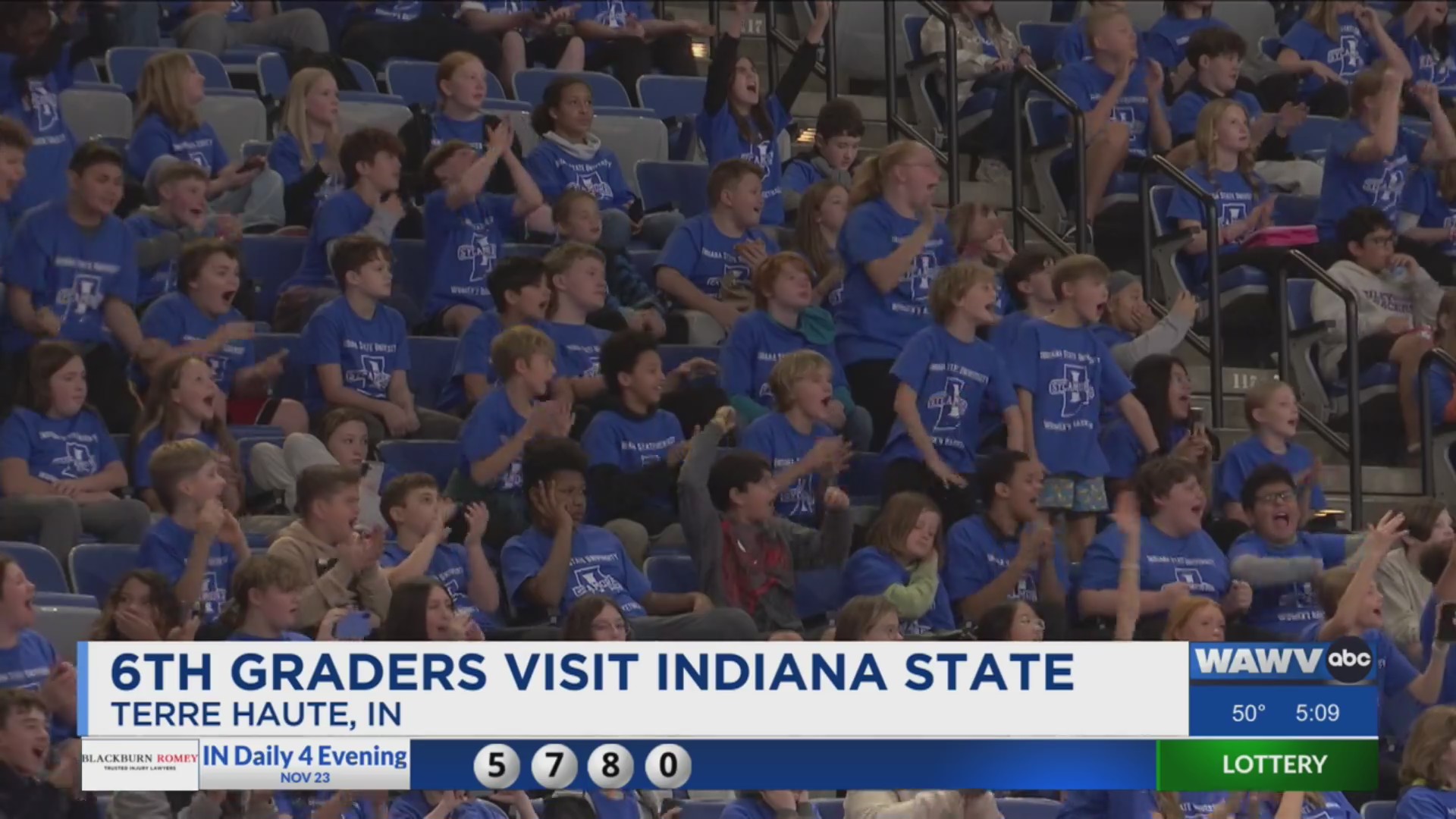 Local 6th graders get the Hulman Center experience