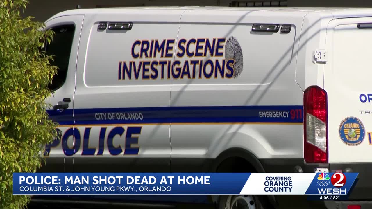 Police: Man shot dead at home on Columbia Street in Orlando