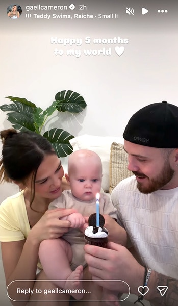 Gael Cameron Shares a New Look at Her & Nathan Gallagher's Son Today (PHOTO)