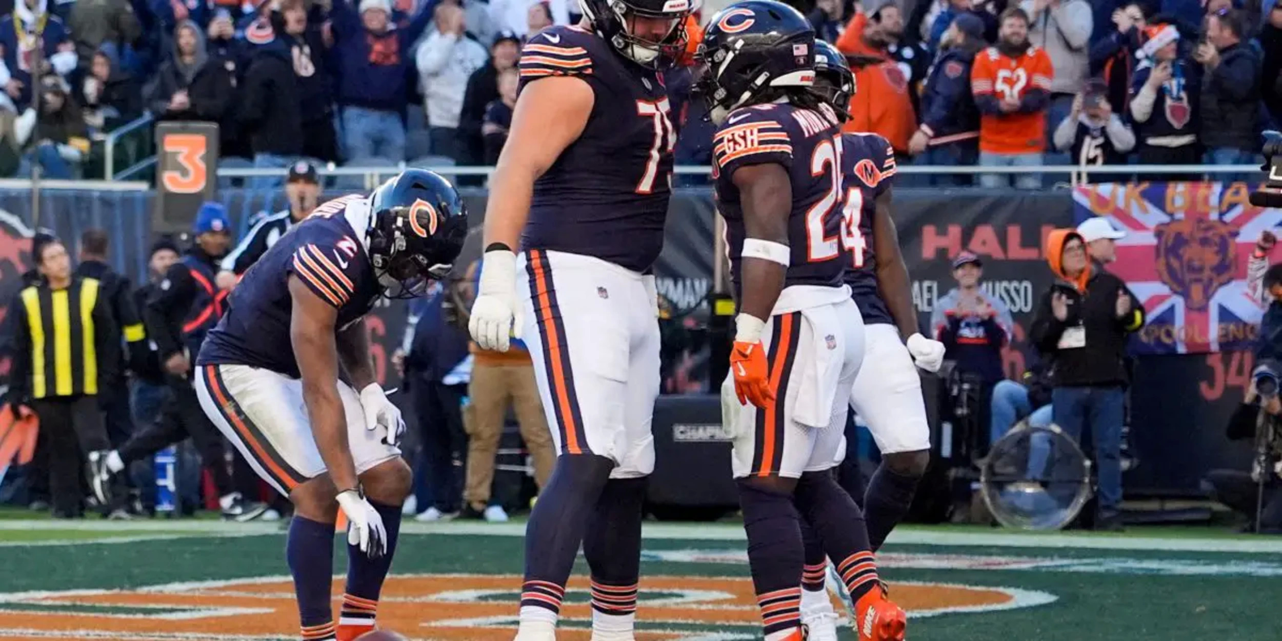 Chicago Bears rookie tackle shines in first career start
