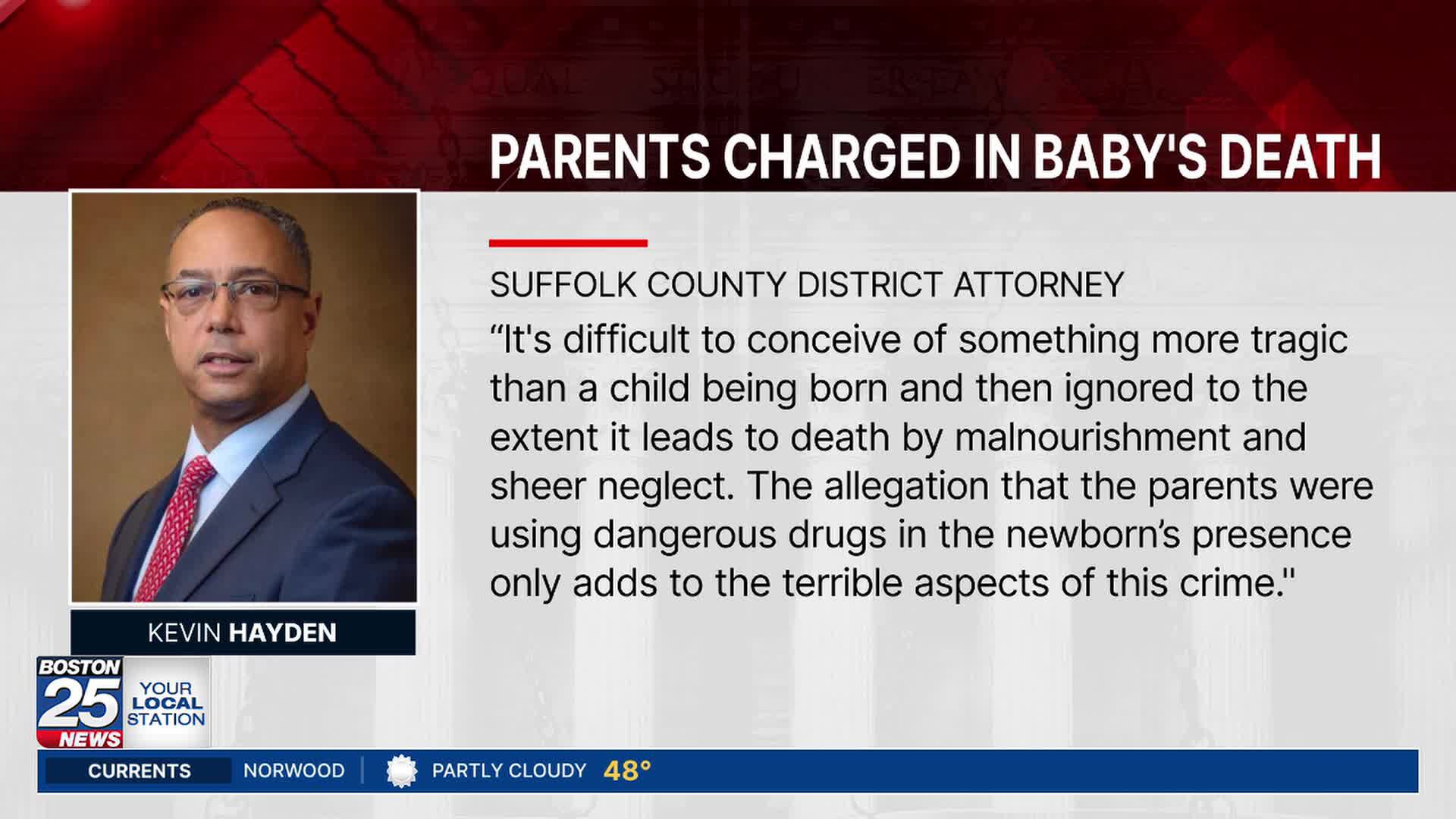 ‘Sheer neglect’: Boston parents charged in death of 5-week-old infant ...