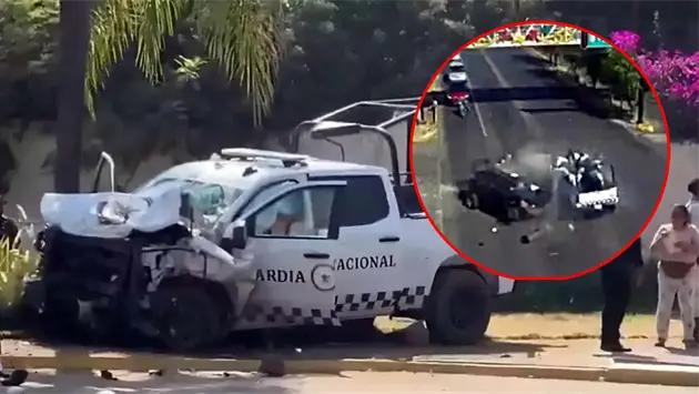 Patrulla de Guardia Nacional provoca brutal choque y mata a cuatro personas