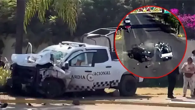 Patrulla de Guardia Nacional provoca brutal choque y mata a cuatro personas