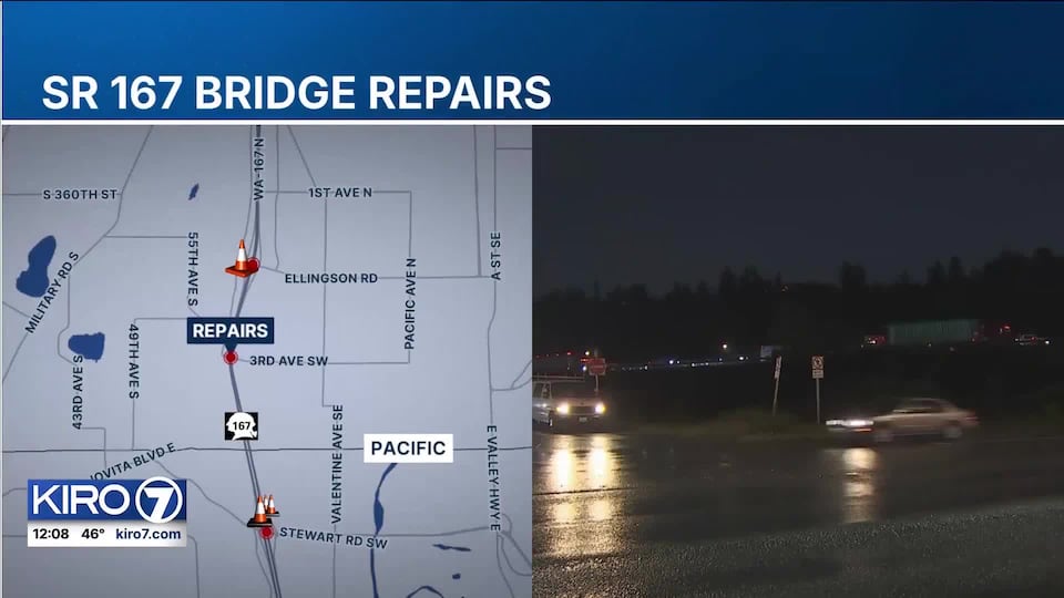 VIDEO: SR 167 Bridge Repairs
