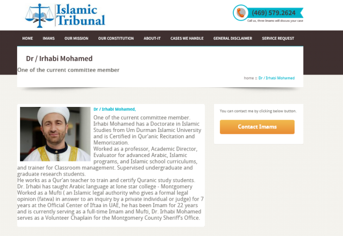 Imam linked to Islamic court Texas gov. says is illegal identified as ...