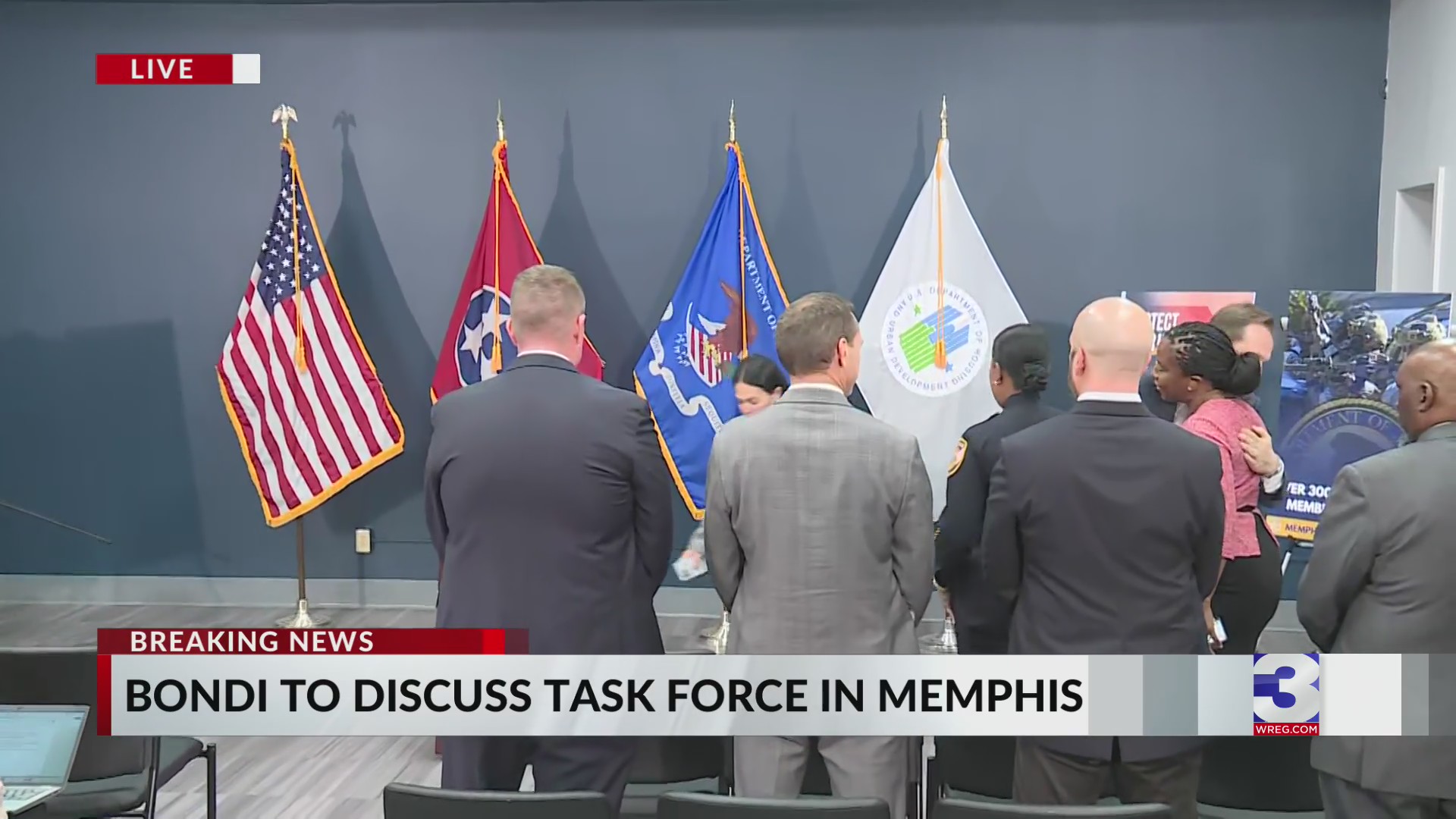 Bondi to discuss task force in Memphis