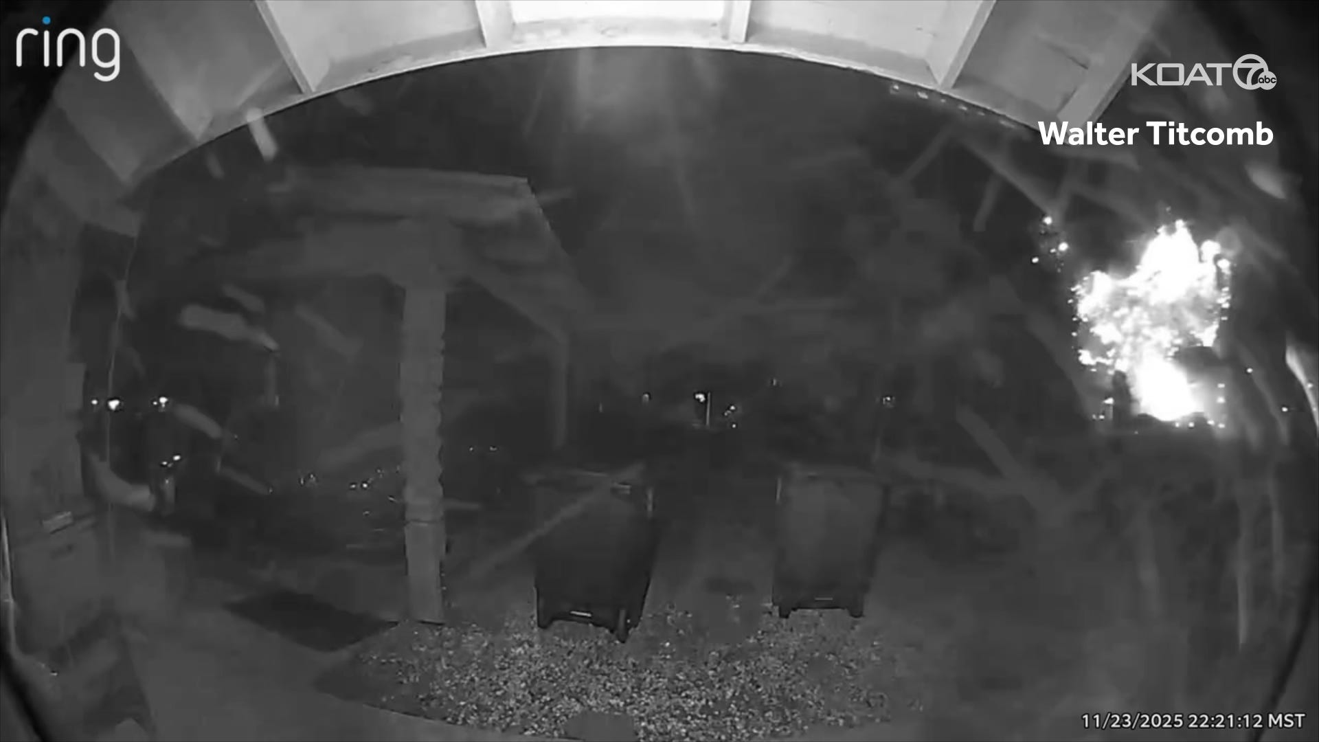 Ring video shows Albuquerque home explosion