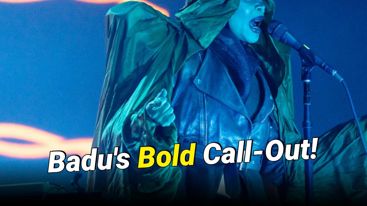 Erykah Badu stops her show to call out front-row fan for “mean mugging ...