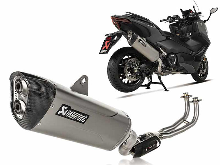 アクラポヴィッチ　T-MAX アクラポヴィッチ製「政府認証マフラー」に X-ADV用／TECH MAX用（25