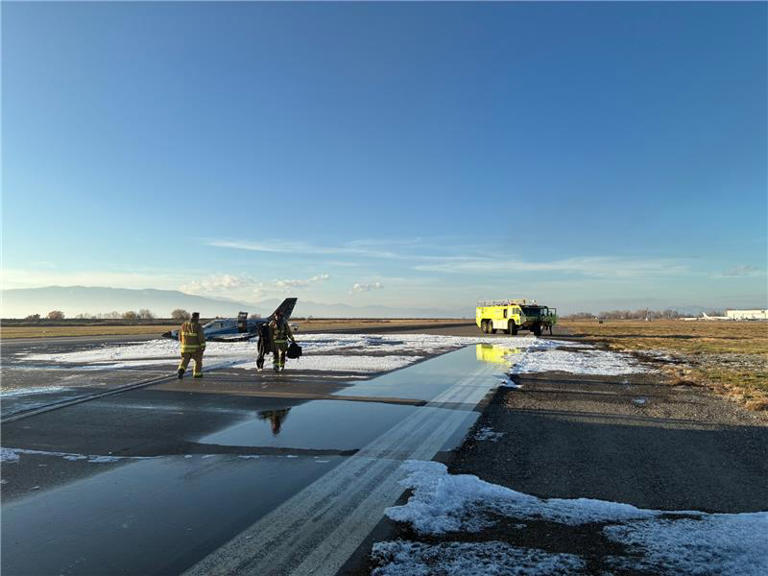 Small plane catches on fire, shuts down Provo Airport