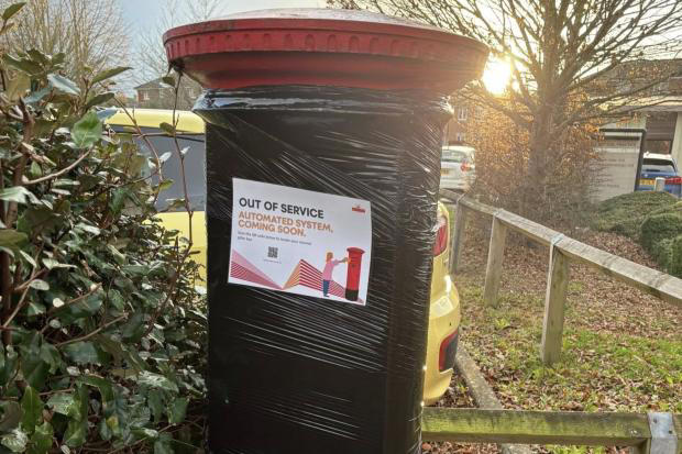 Fate of taped-up post box confirmed by Royal Mail