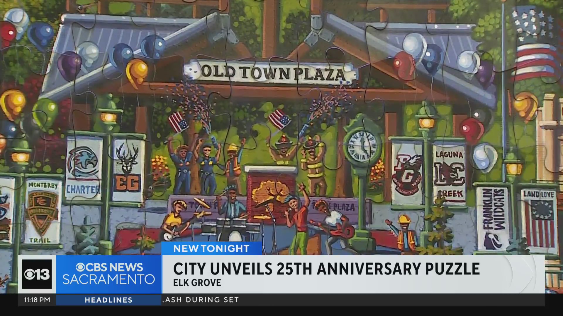 City of Elk Grove unveils 25th anniversary jigsaw puzzle
