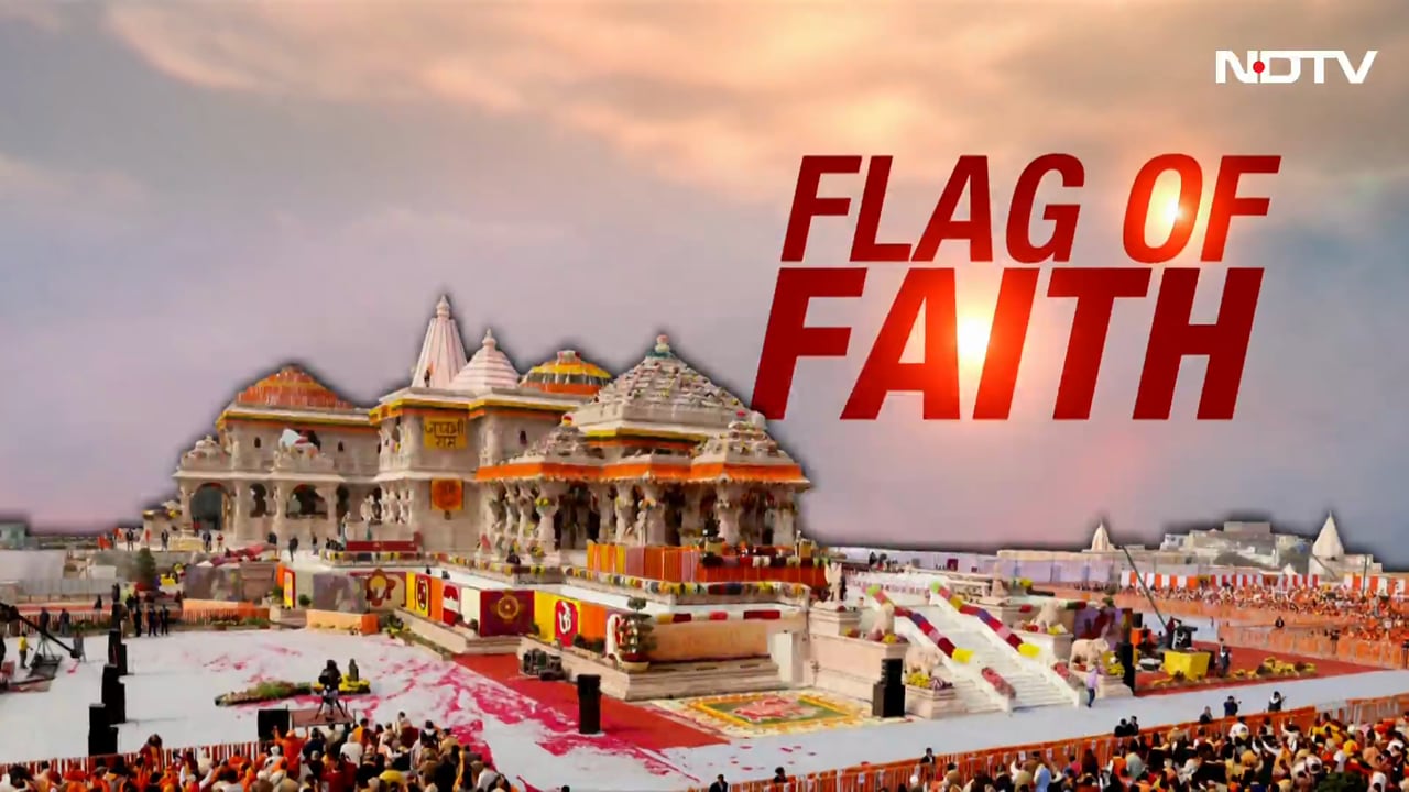 Ayodhya Marks Completion Of Ram Mandir As Final Flag Hoisting Ceremony ...