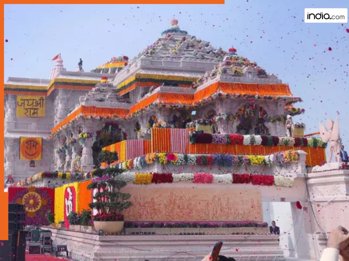 Ayodhya Ram Mandir flag hoisting LIVE Updates: PM Modi to rise saffron ...