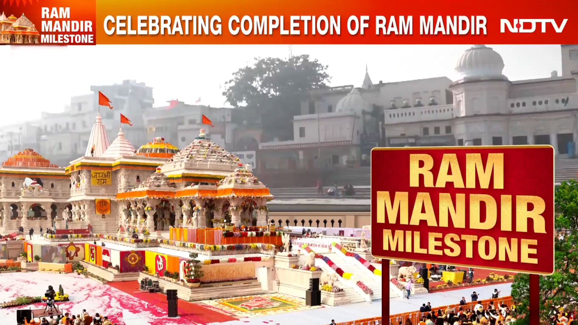 Ayodhya Gears Up for Ram Mandir Flag Hoisting Ceremony