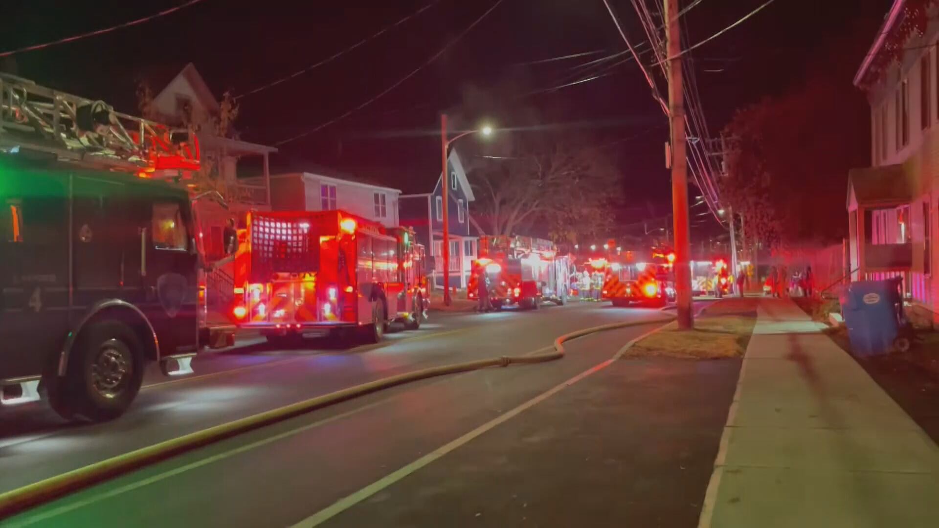 8 displaced by fire on Burlington’s Pine Street