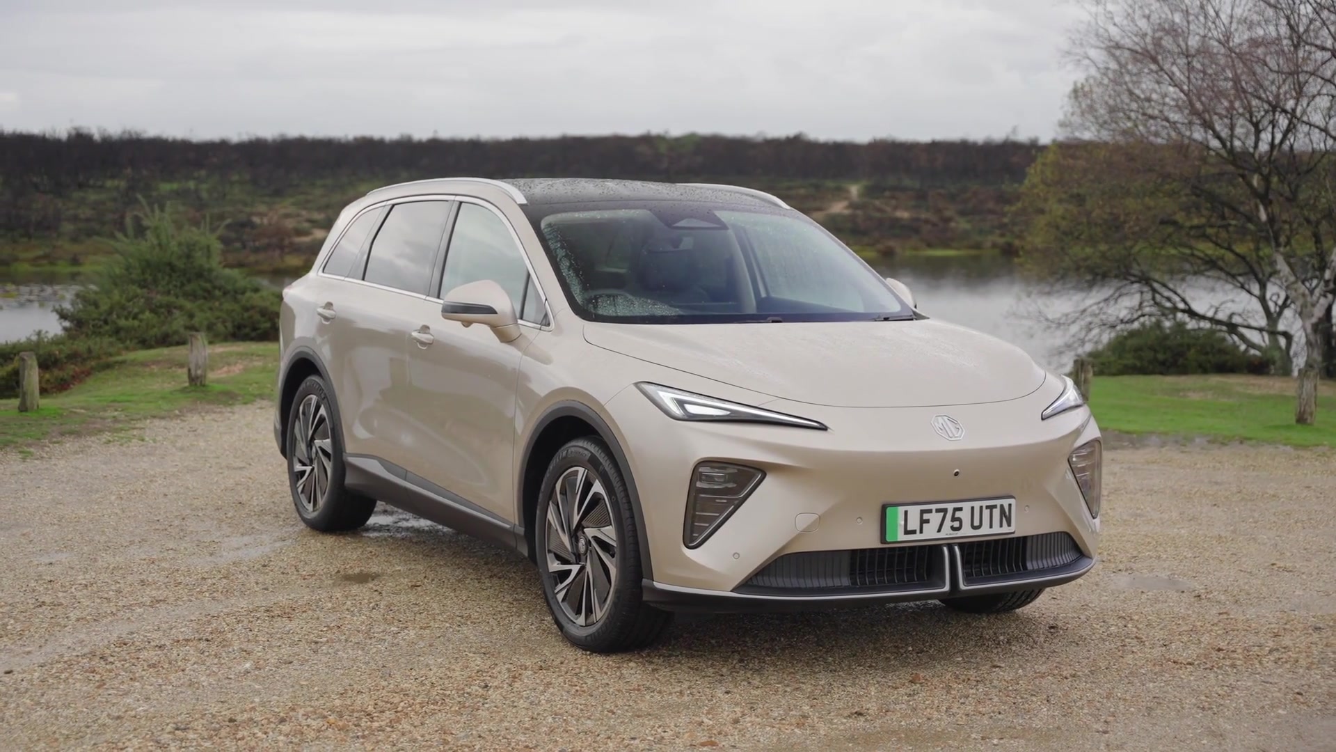 The all new MGS6 EV Trophy Dual Motor Design Preview in Gold