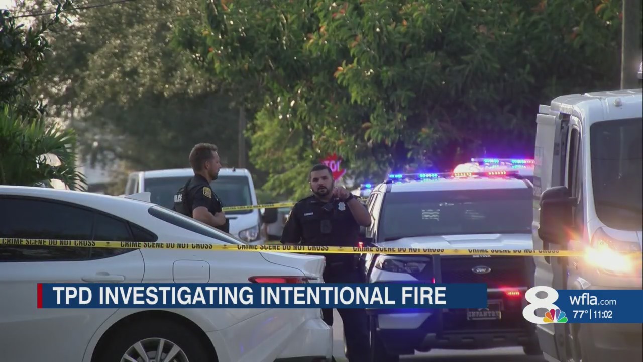 Tampa police investigating after home intentionally set on fire