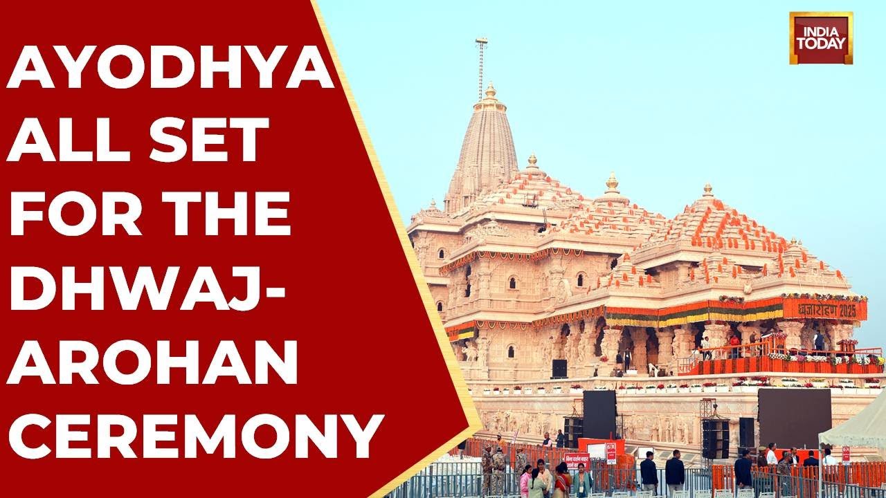 PM Modi to hoist saffron flag at Ayodhya's Ram Mandir in historic ...