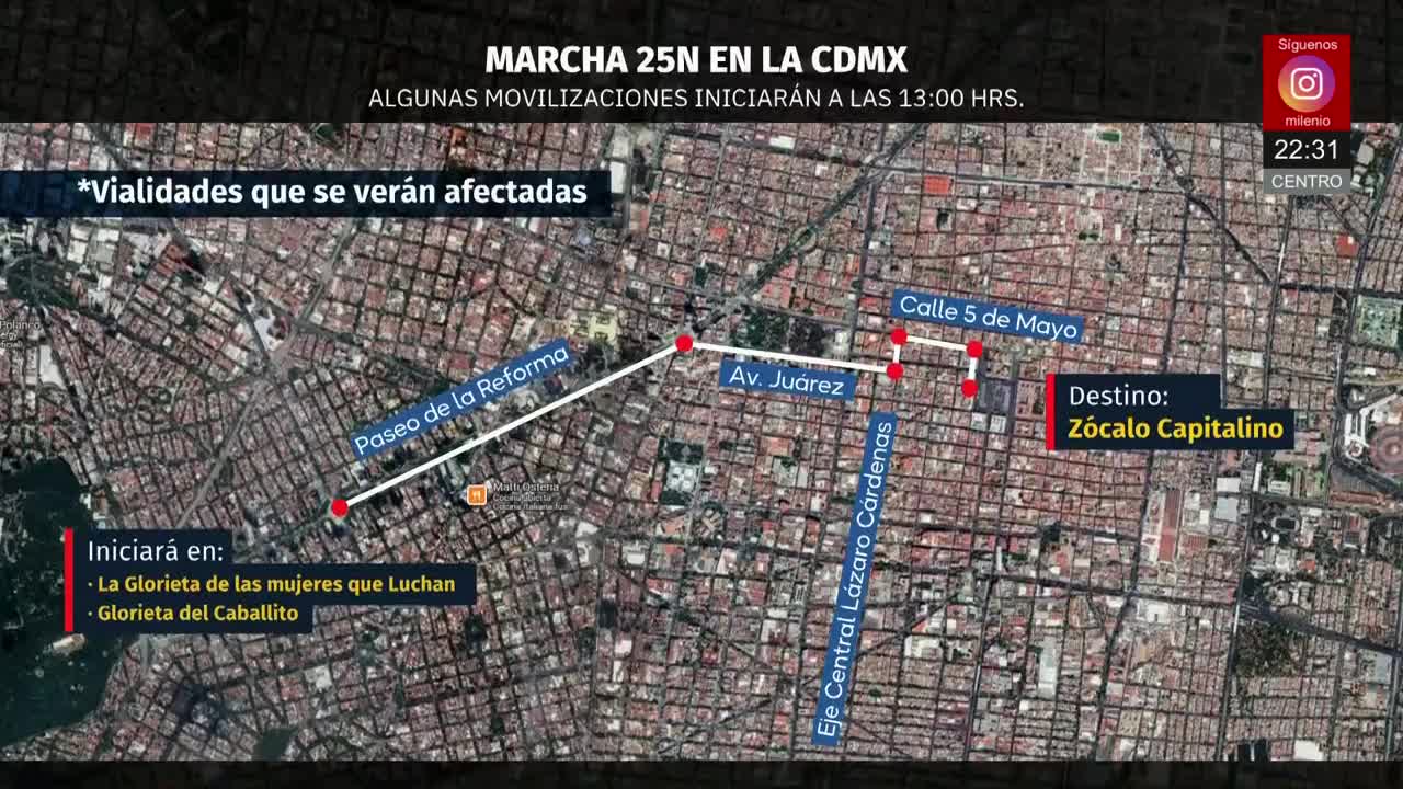 Mujeres se preparan para tomar las calles en la marcha del 25N