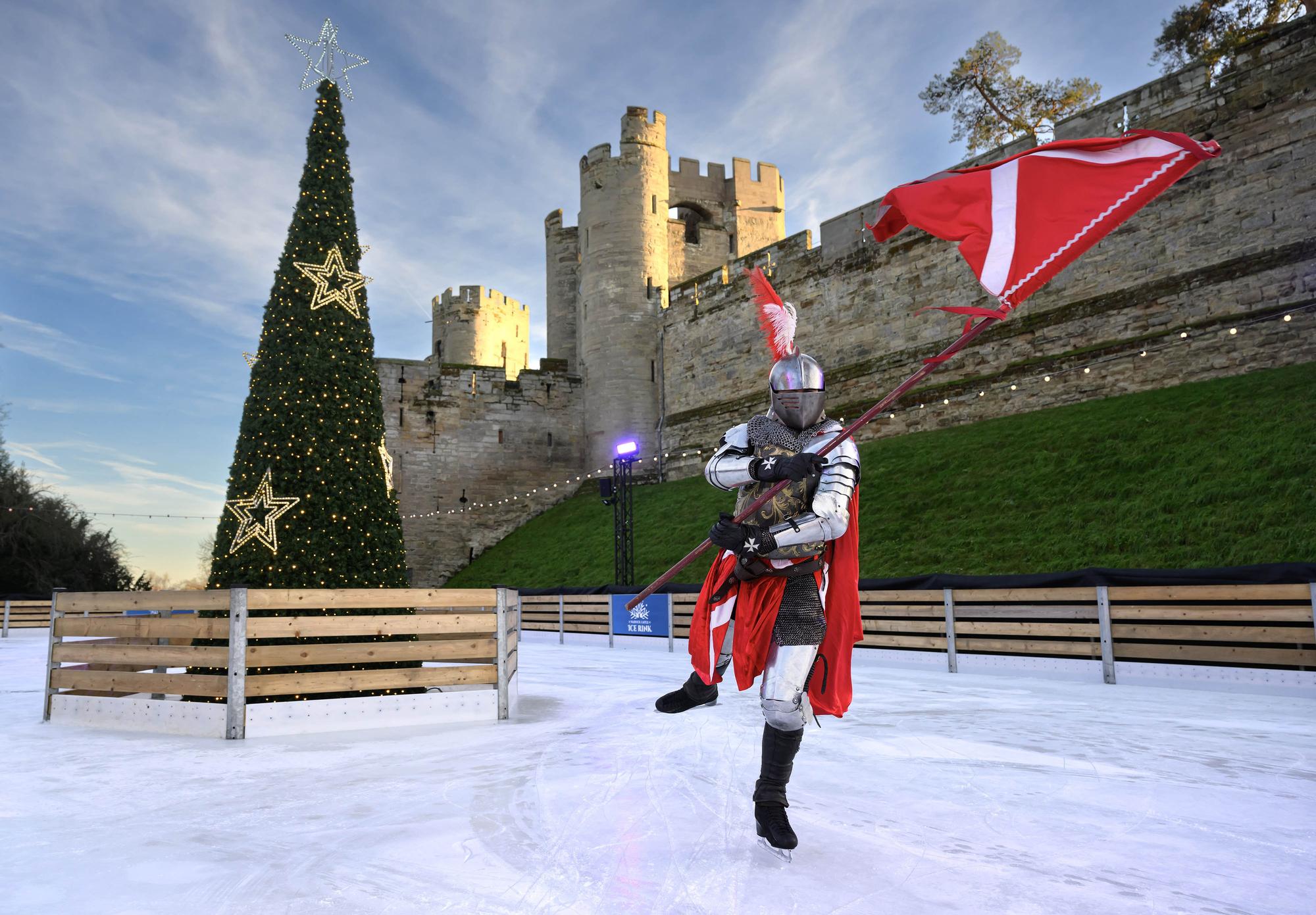 The Knight before Christmas: The launch of festive events at Warwick Castle