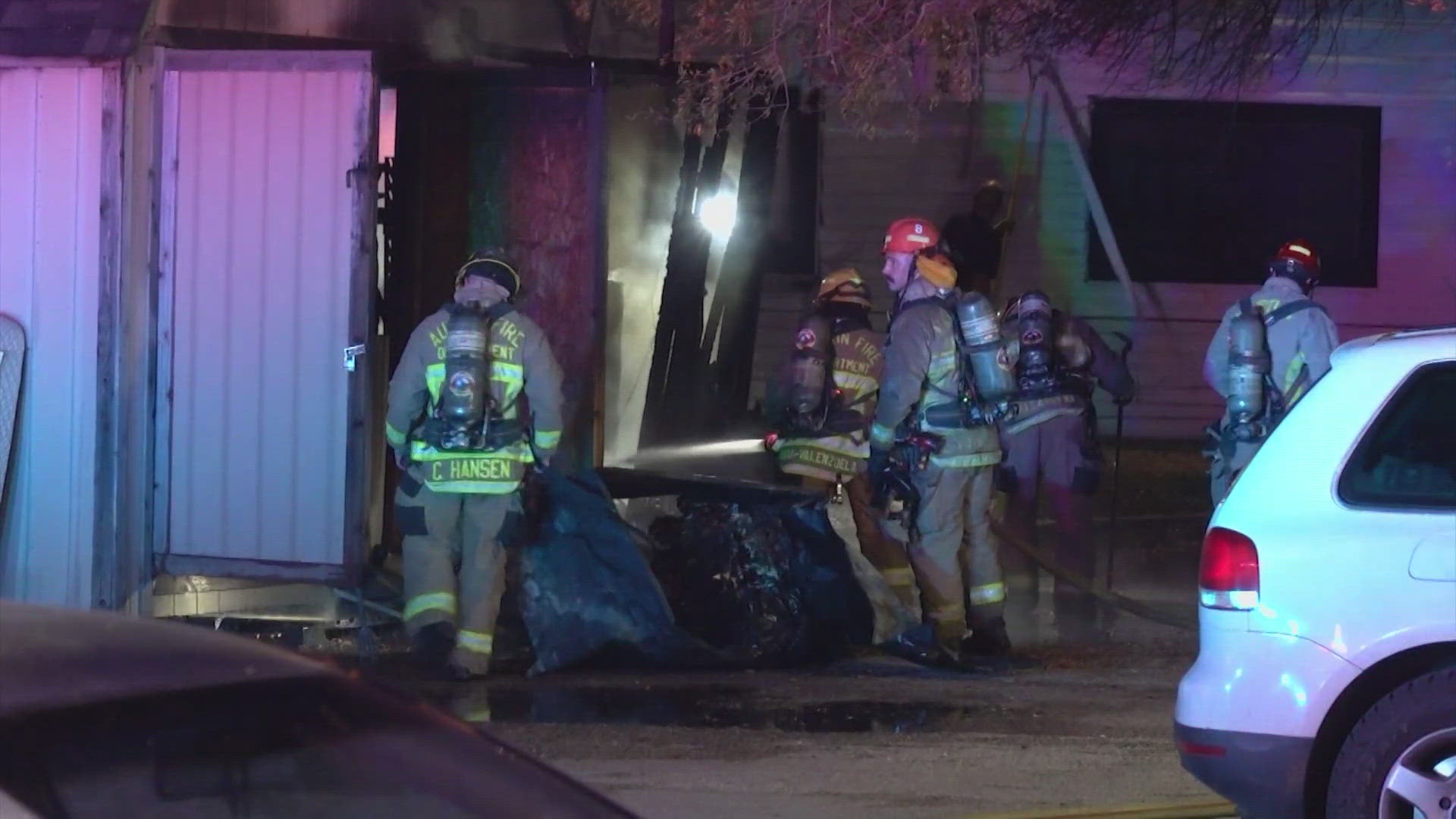 Residents evacuated from North Austin apartment complex after shed fire